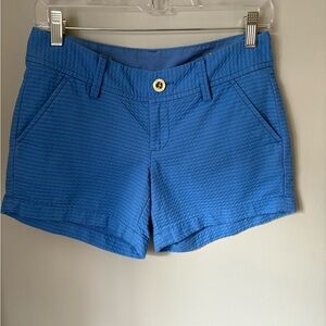 Lilly Pulitzer Blue Textured Women's Shorts